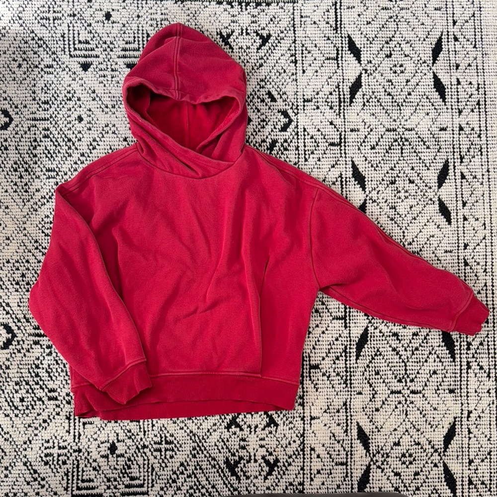 Athleta Cozy Red Hoodie